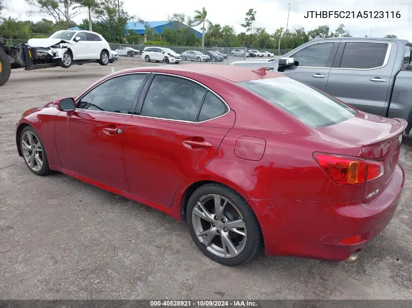 JTHBF5C21A5123116 2010 Lexus Is 250