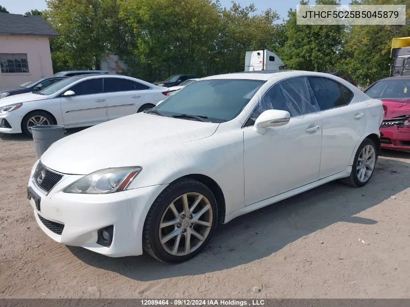 2011 Lexus Is 250 VIN: JTHCF5C25B5045879 Lot: 12089464