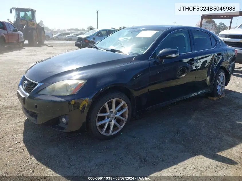 JTHCF5C24B5046988 2011 Lexus Is 250