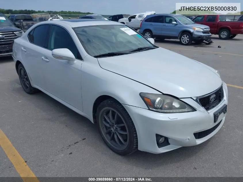 2011 Lexus Is 350 VIN: JTHCE5C2XB5000830 Lot: 39859860