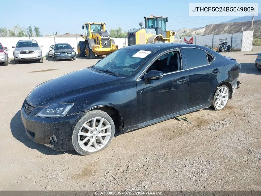 2011 Lexus Is 250 VIN: JTHCF5C24B5049809 Lot: 39902005