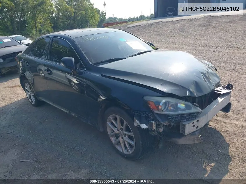 JTHCF5C22B5046102 2011 Lexus Is 250