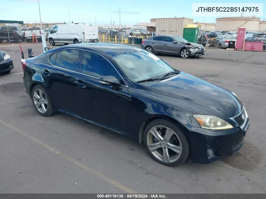 JTHBF5C22B5147975 2011 Lexus Is 250