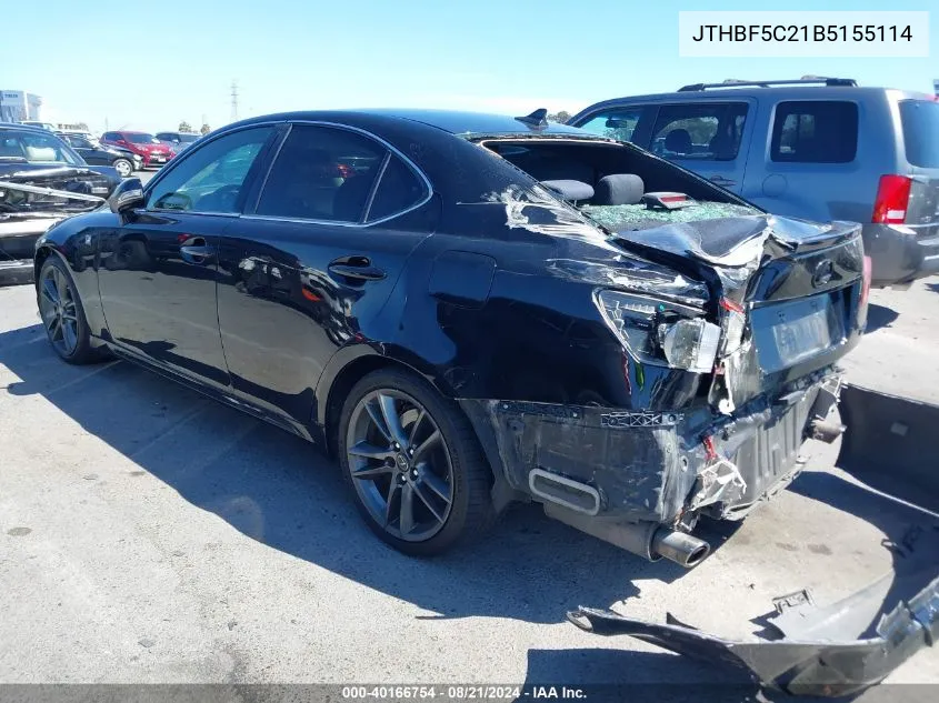 JTHBF5C21B5155114 2011 Lexus Is 250