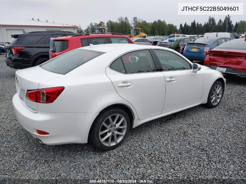 JTHCF5C22B5049601 2011 Lexus Is 250