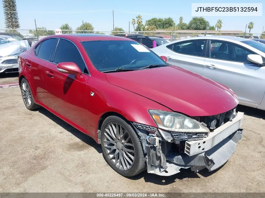 2011 Lexus Is 250 VIN: JTHBF5C23B5132594 Lot: 40225497