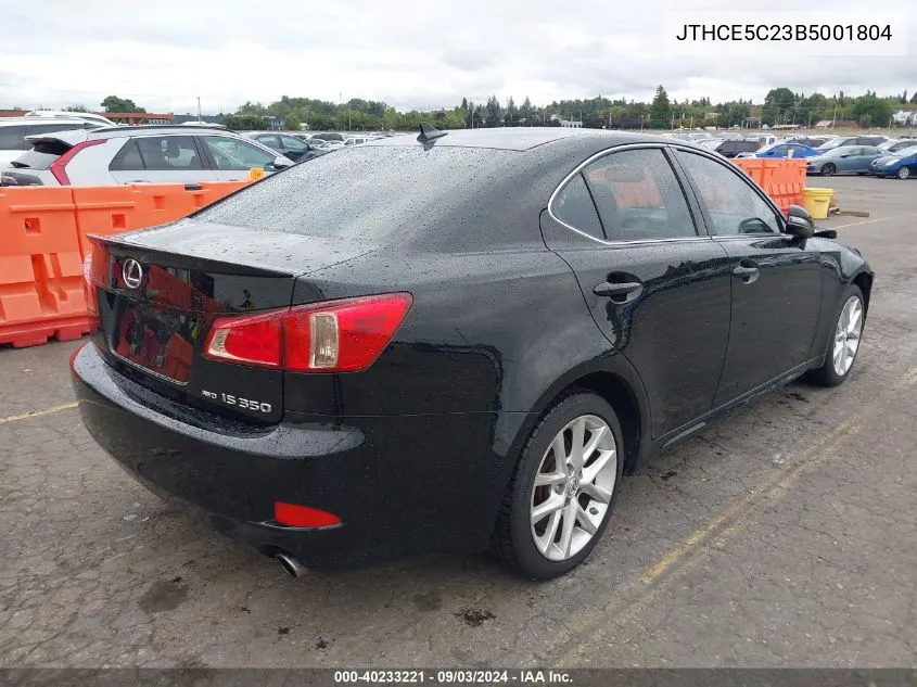 JTHCE5C23B5001804 2011 Lexus Is 350