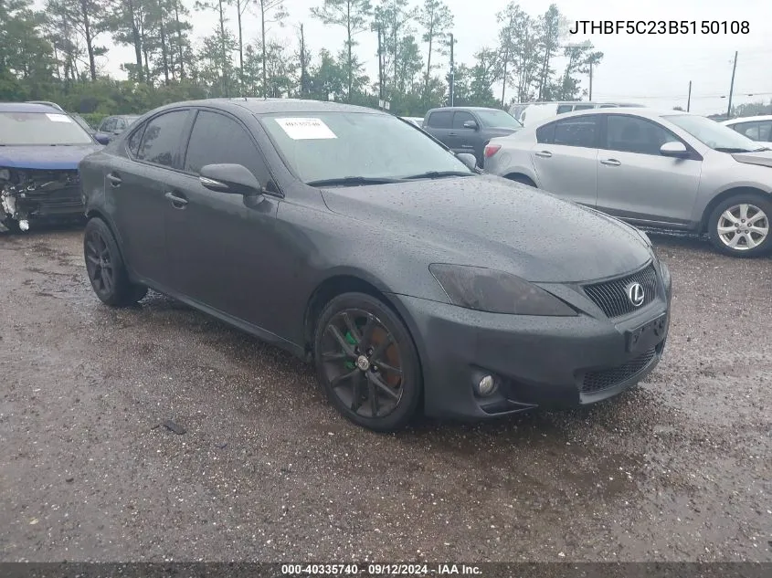 JTHBF5C23B5150108 2011 Lexus Is 250