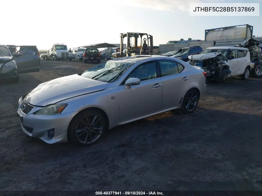 JTHBF5C28B5137869 2011 Lexus Is 250