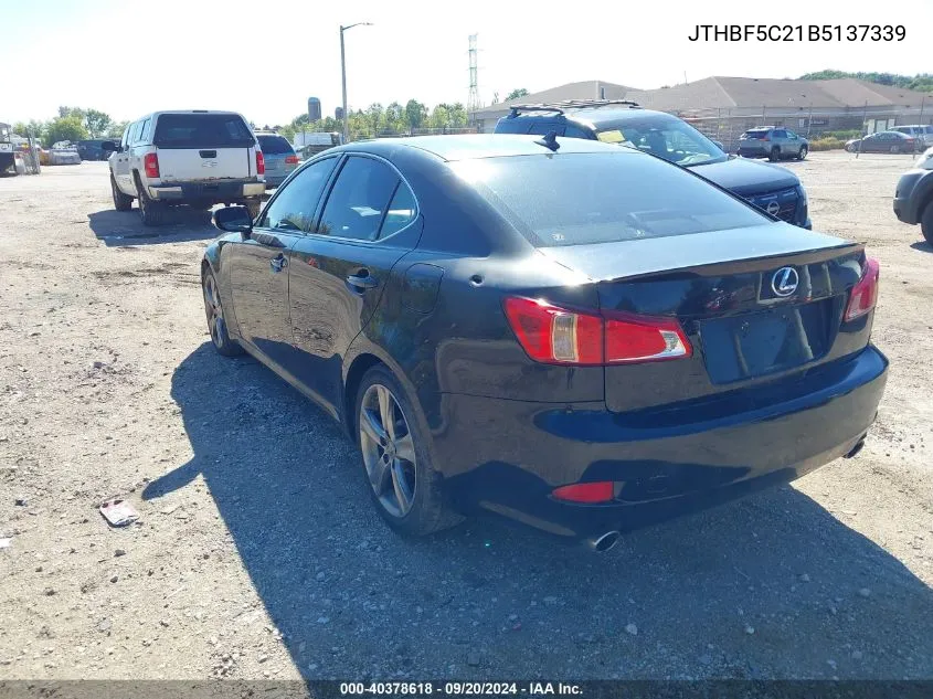 JTHBF5C21B5137339 2011 Lexus Is 250