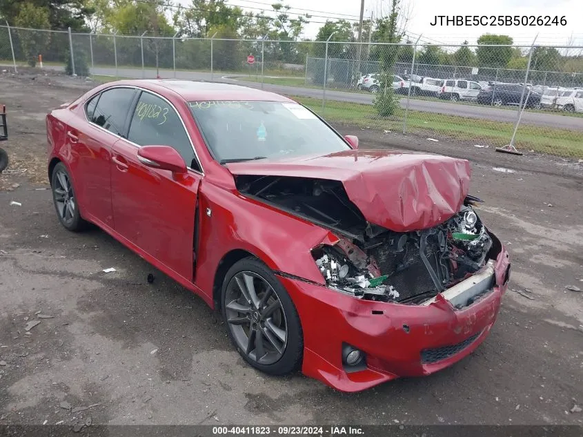 JTHBE5C25B5026246 2011 Lexus Is 350