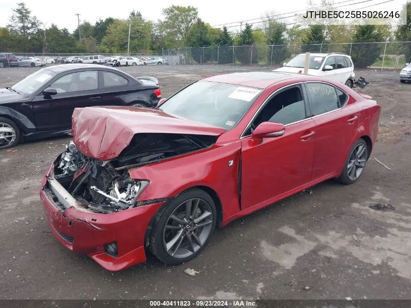 JTHBE5C25B5026246 2011 Lexus Is 350