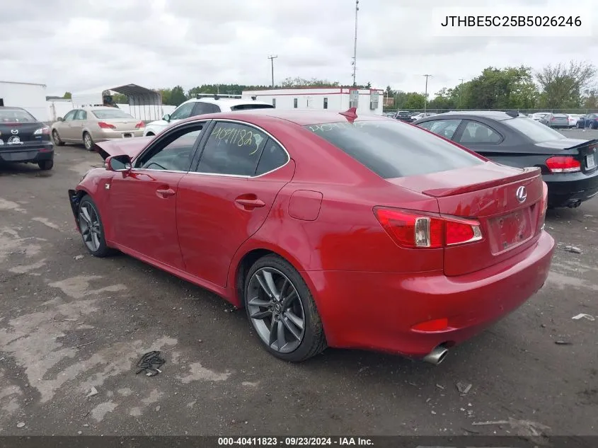 JTHBE5C25B5026246 2011 Lexus Is 350