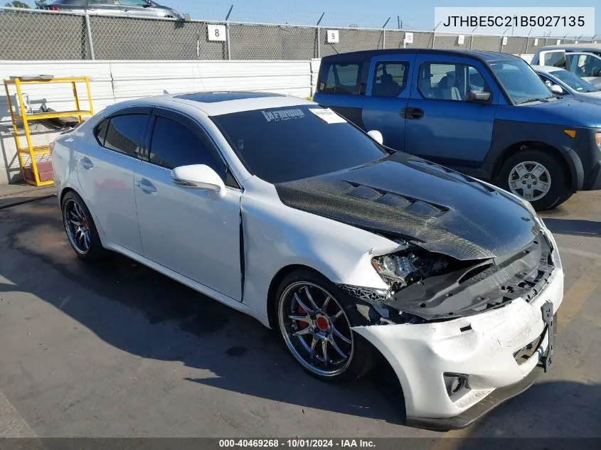 JTHBE5C21B5027135 2011 Lexus Is 350