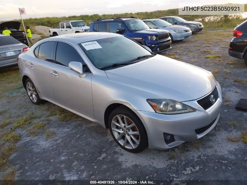 2011 Lexus Is 250 VIN: JTHCF5C23B5050921 Lot: 40491926