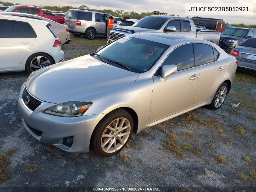 2011 Lexus Is 250 VIN: JTHCF5C23B5050921 Lot: 40491926