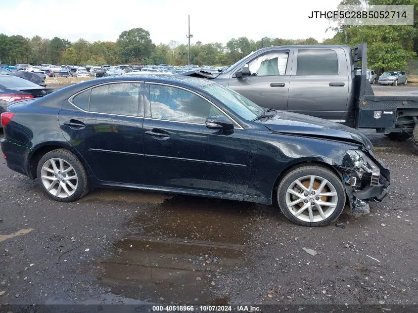 2011 Lexus Is 250 VIN: JTHCF5C28B5052714 Lot: 40518966