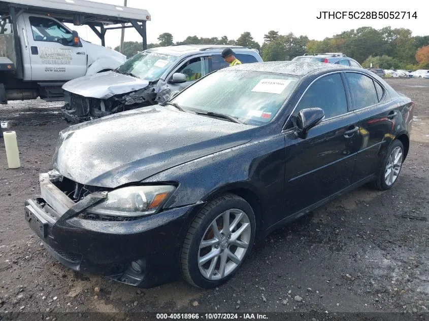 2011 Lexus Is 250 VIN: JTHCF5C28B5052714 Lot: 40518966