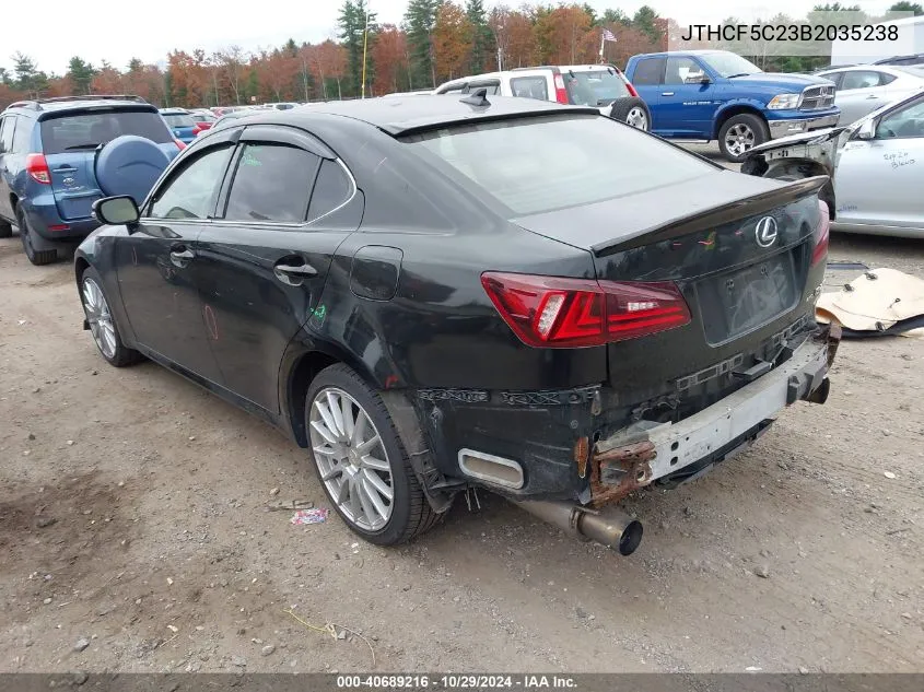 2011 Lexus Is 250 VIN: JTHCF5C23B2035238 Lot: 40689216