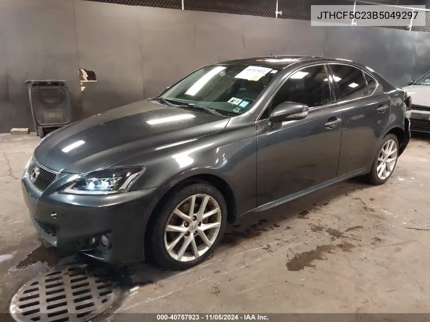 2011 Lexus Is 250 VIN: JTHCF5C23B5049297 Lot: 40757923