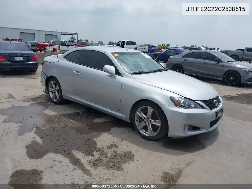 JTHFE2C22C2508515 2012 Lexus Is 350C