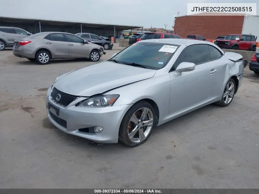 JTHFE2C22C2508515 2012 Lexus Is 350C