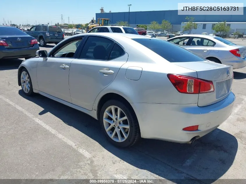 JTHBF5C28C5163731 2012 Lexus Is 250