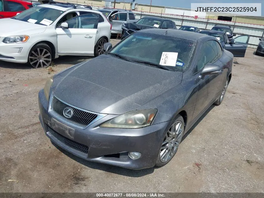 JTHFF2C23C2525904 2012 Lexus Is 250C