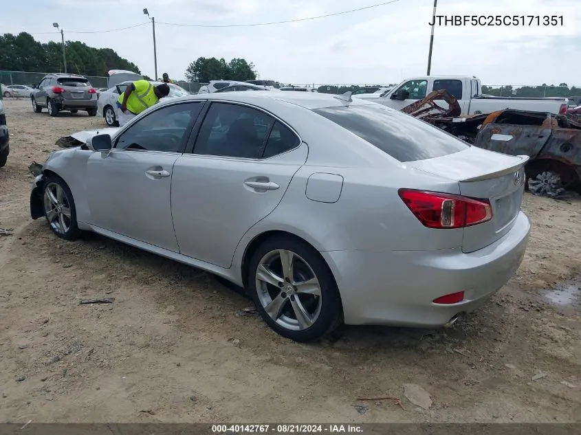 JTHBF5C25C5171351 2012 Lexus Is 250