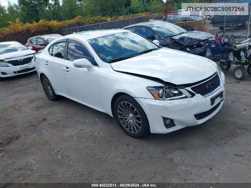 2012 Lexus Is 250 VIN: JTHCF5C28C5057266 Lot: 40222513