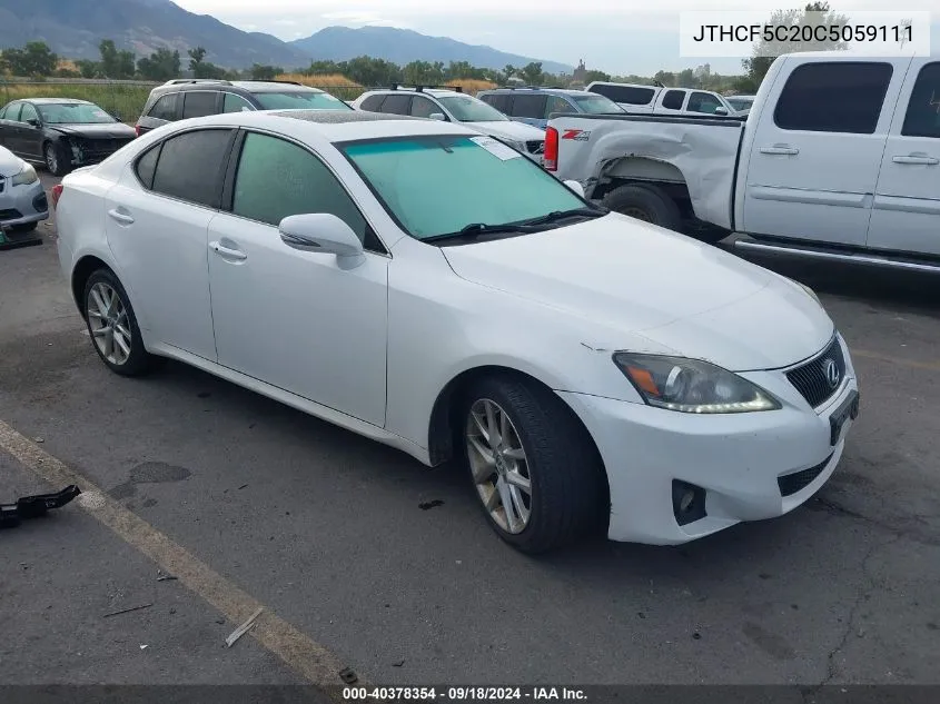 2012 Lexus Is 250 VIN: JTHCF5C20C5059111 Lot: 40378354