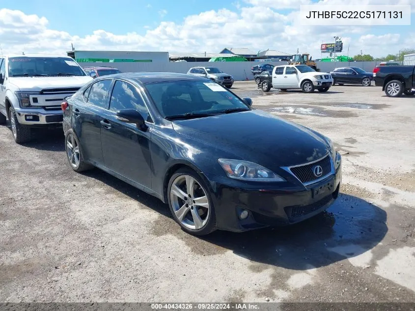 JTHBF5C22C5171131 2012 Lexus Is 250