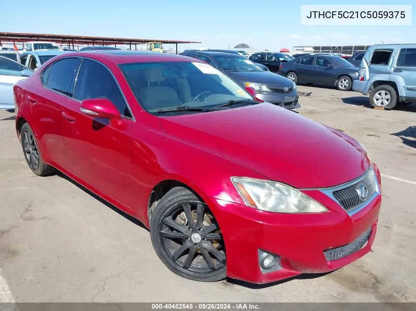 JTHCF5C21C5059375 2012 Lexus Is 250