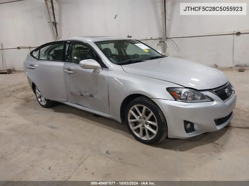 JTHCF5C28C5055923 2012 Lexus Is 250