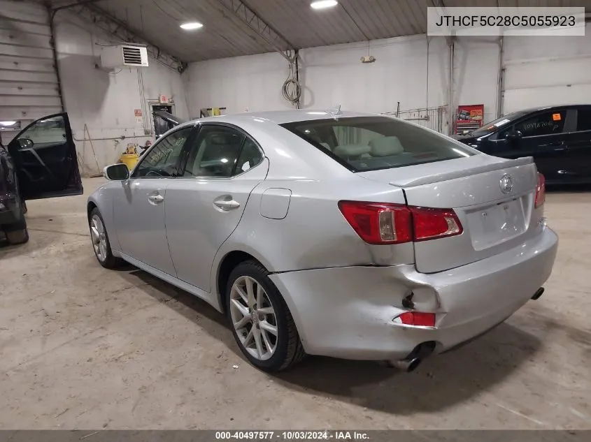 2012 Lexus Is 250 VIN: JTHCF5C28C5055923 Lot: 40497577