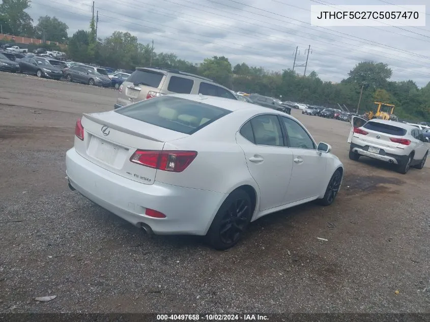 JTHCF5C27C5057470 2012 Lexus Is 250