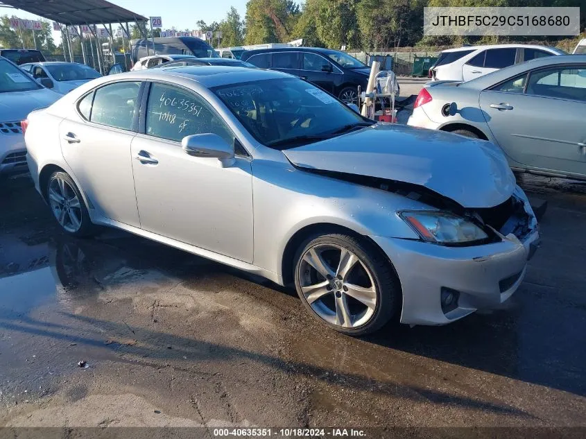 2012 Lexus Is 250 VIN: JTHBF5C29C5168680 Lot: 40635351