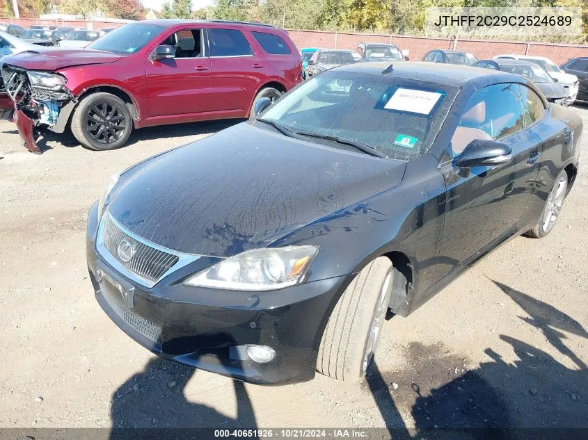 2012 Lexus Is 250C VIN: JTHFF2C29C2524689 Lot: 40651926