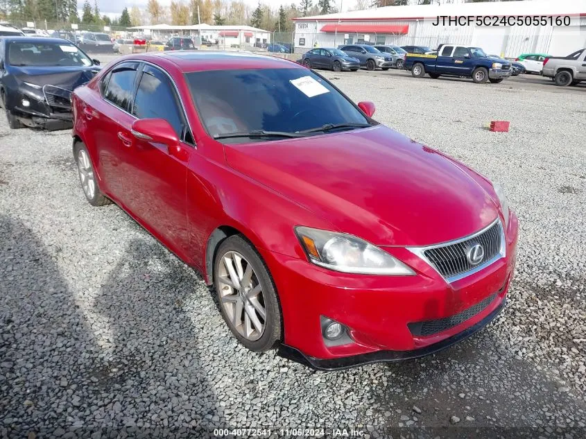 2012 Lexus Is 250 VIN: JTHCF5C24C5055160 Lot: 40772541