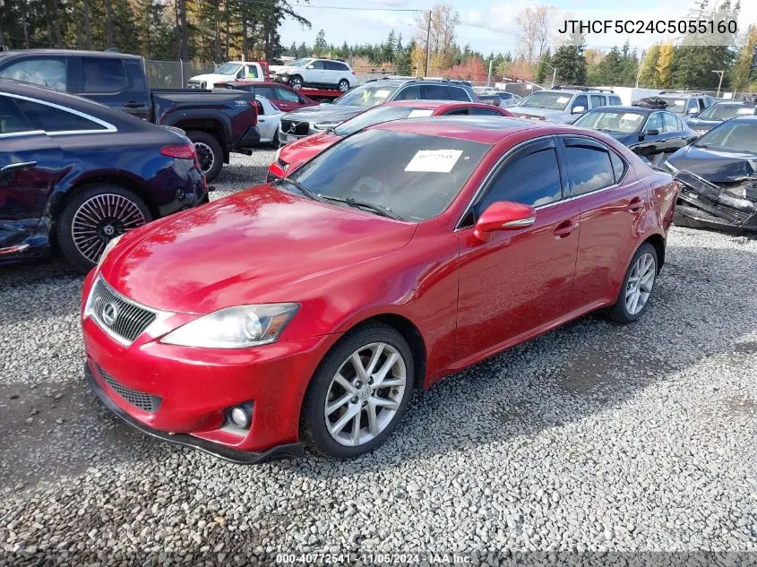 2012 Lexus Is 250 VIN: JTHCF5C24C5055160 Lot: 40772541