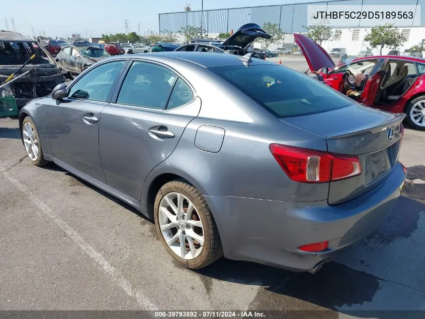 JTHBF5C29D5189563 2013 Lexus Is 250