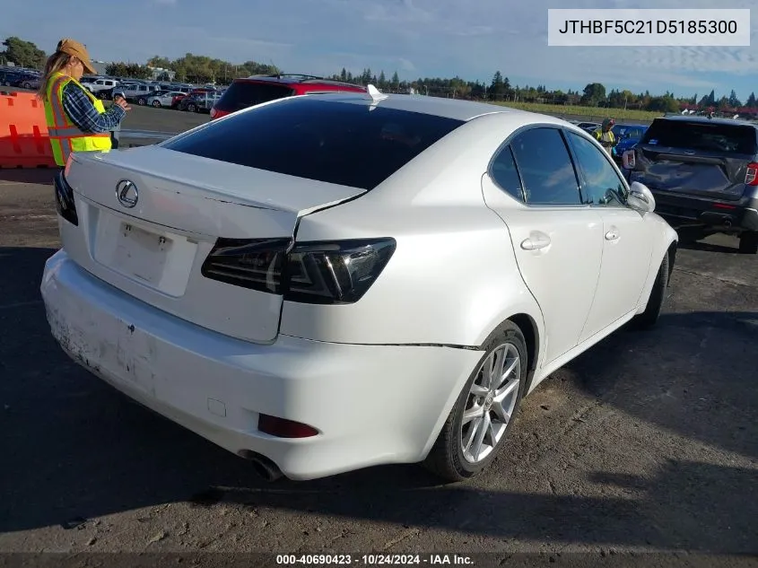 2013 Lexus Is 250 VIN: JTHBF5C21D5185300 Lot: 40690423