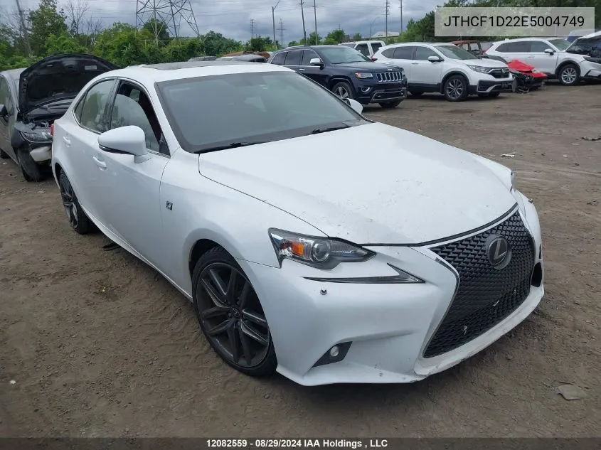 2014 Lexus Is 250 VIN: JTHCF1D22E5004749 Lot: 12082559