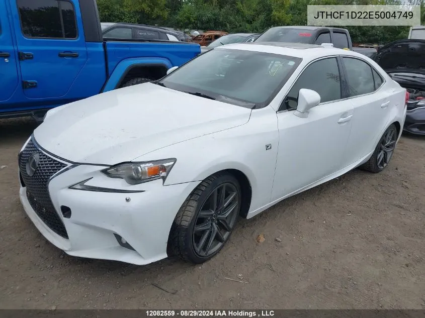 2014 Lexus Is 250 VIN: JTHCF1D22E5004749 Lot: 12082559