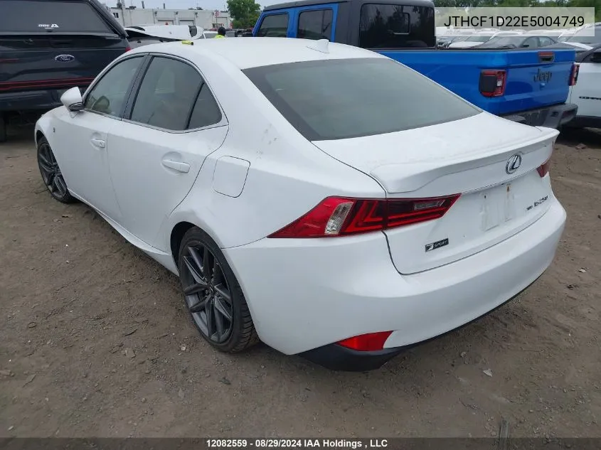 2014 Lexus Is 250 VIN: JTHCF1D22E5004749 Lot: 12082559