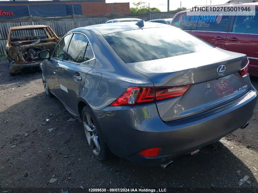 2014 Lexus Is 350 VIN: JTHCE1D27E5001946 Lot: 12089530