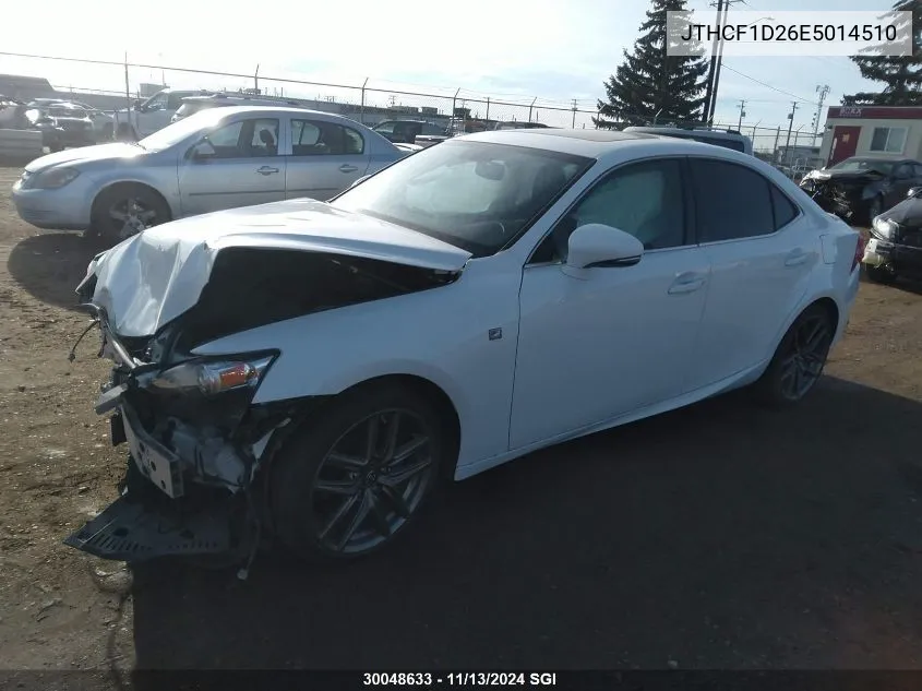 2014 Lexus Is 250 VIN: JTHCF1D26E5014510 Lot: 30048633