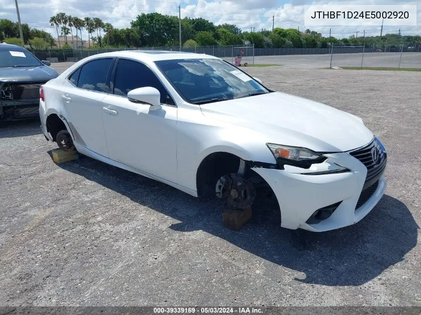 JTHBF1D24E5002920 2014 Lexus Is 250