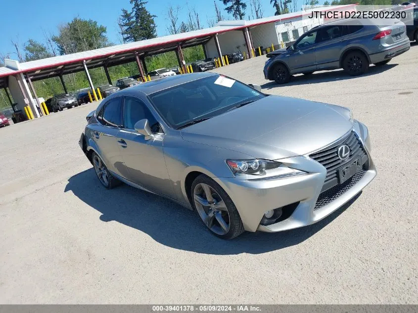 2014 Lexus Is 350 VIN: JTHCE1D22E5002230 Lot: 39401378