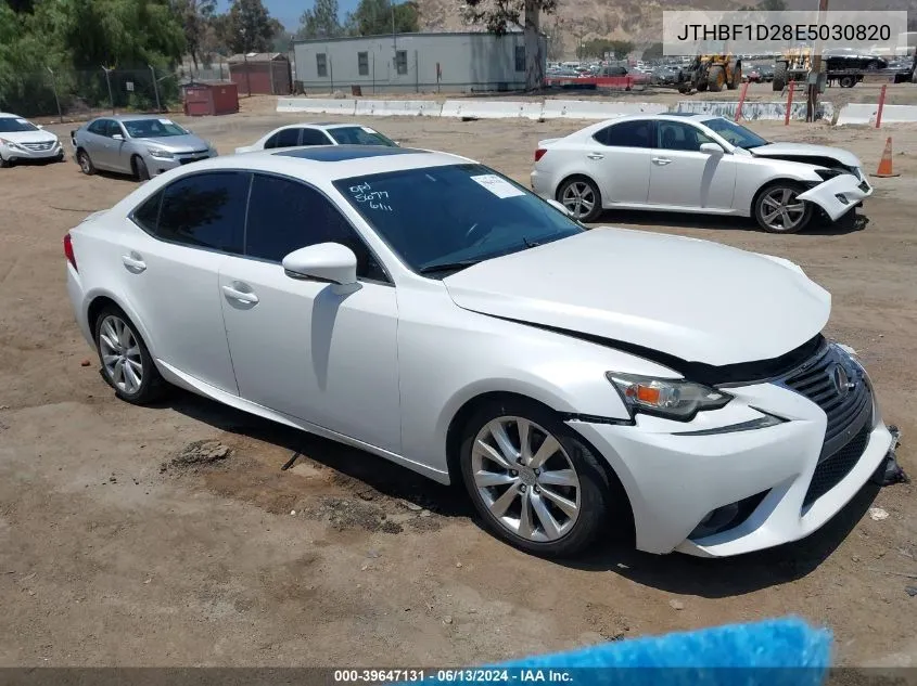 2014 Lexus Is 250 VIN: JTHBF1D28E5030820 Lot: 39647131